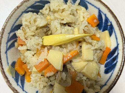 離乳食完了期にもおススメ♡優しい味のたけのこごはん